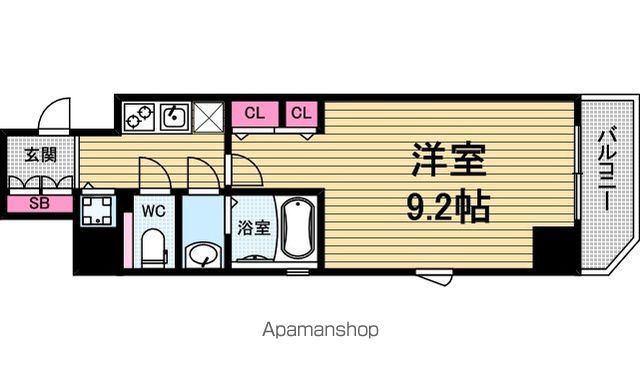 Fortuney 大手前の間取り写真