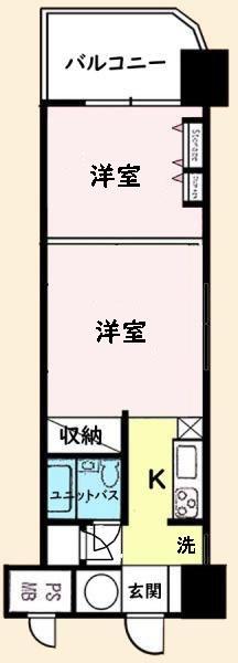 フラワーパレス白子の間取り写真