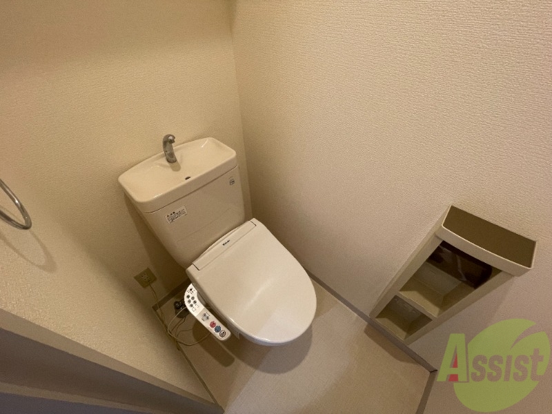 トイレ　トイレは清潔感があって使いやすいですね。