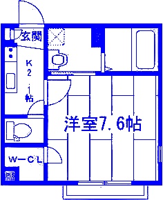 ニューアサヒハイツの間取り写真