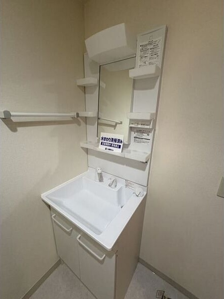 洗面設備　シャンドレはもはや必須設備ですね♪