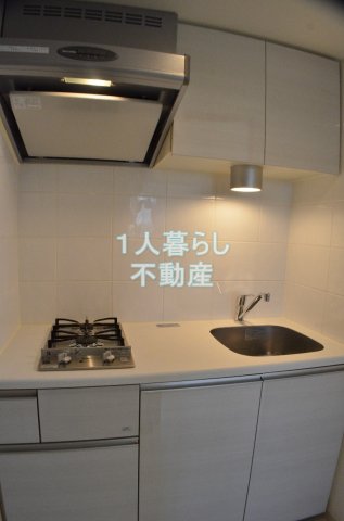 キッチン　2口コンロのシステムキッチンです。