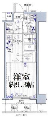 地下鉄御堂筋線 中津駅 徒歩9分 14階建 築20年の間取り写真