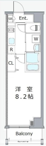 東京メトロ東西線 門前仲町駅 徒歩9分 10階建 築11年の間取り写真