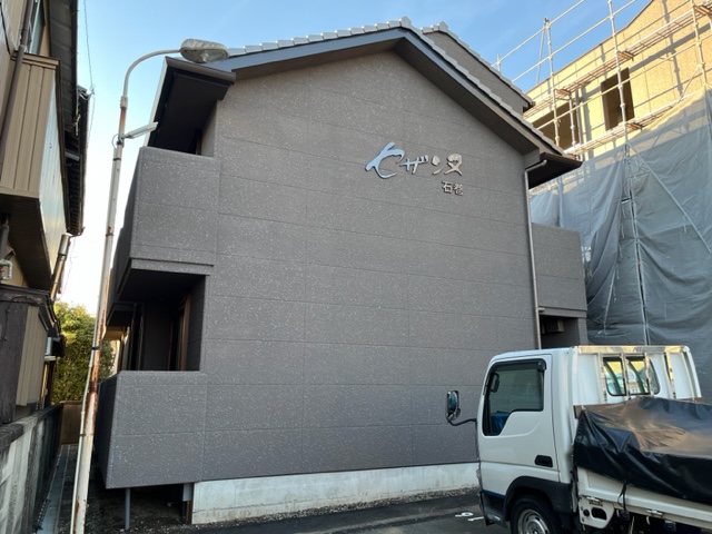 建物外観　外観：セザンヌ石巻（新築工事中・写真は同型類似物件）