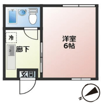 ハイツニシムラの間取り写真