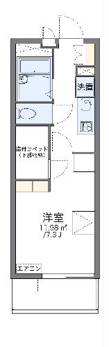 レオパレス華の間取り