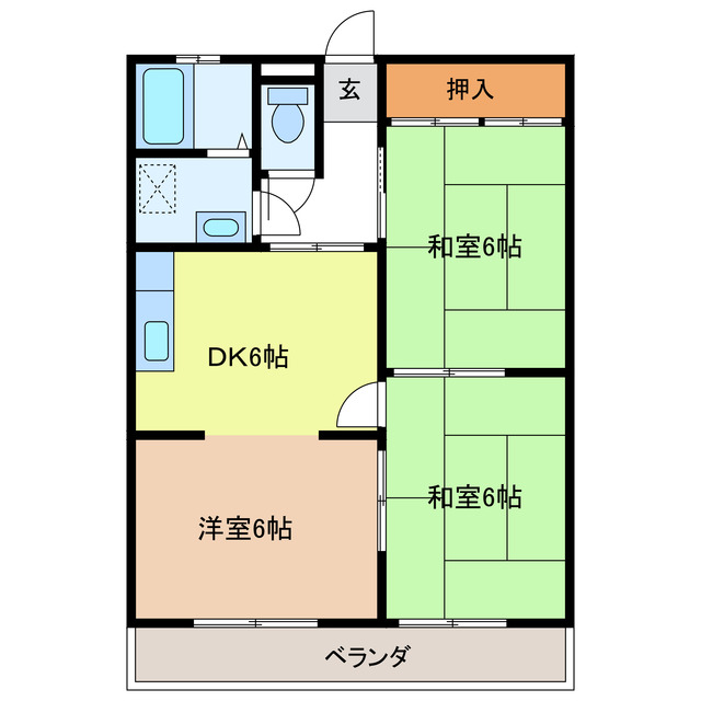 春日井不動産ビル６号の間取り