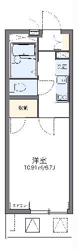 レオパレス東山山麓の間取り