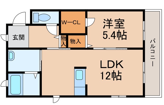 ベレオ古江見の間取り