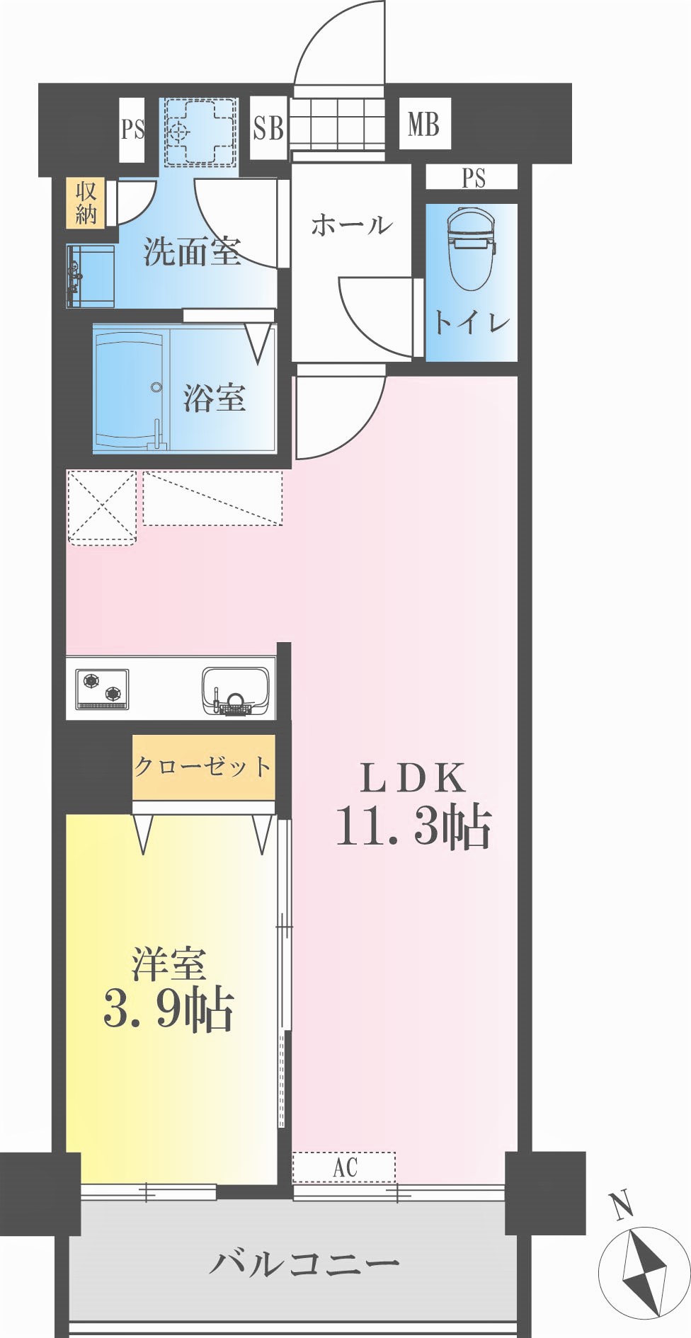 エタニティ―の間取り写真