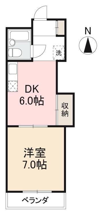 高松市西町のマンションの間取り