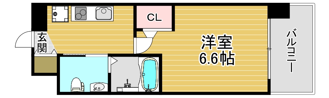 セレニテ福島プリエの間取り