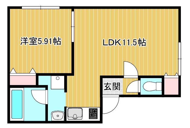 ふじハイツIIの間取り