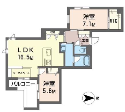 【サンワハウスの間取り】