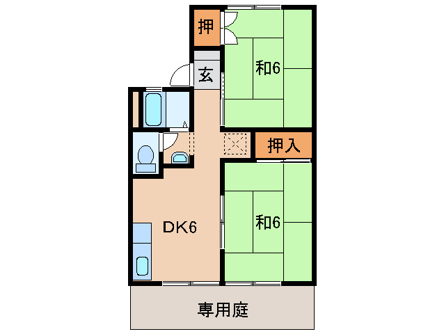 セジュールＫＯＹＡの間取り