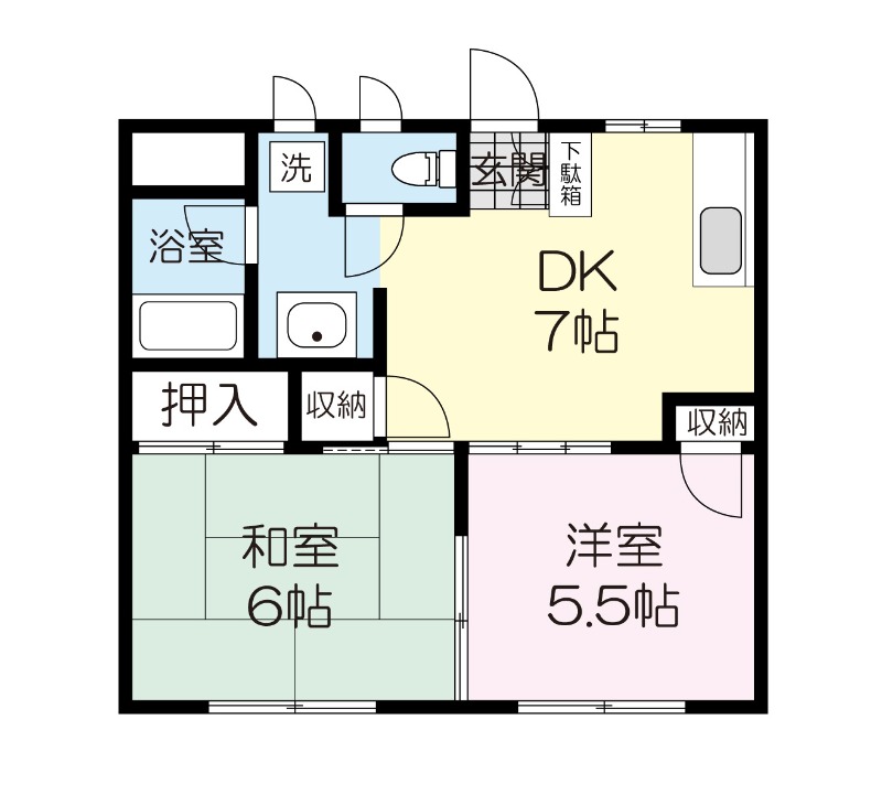 グリーンハイツ二の森の間取り