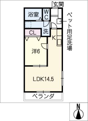 コーポシーズンＡの間取り