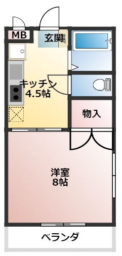 条南エクスポートの間取り