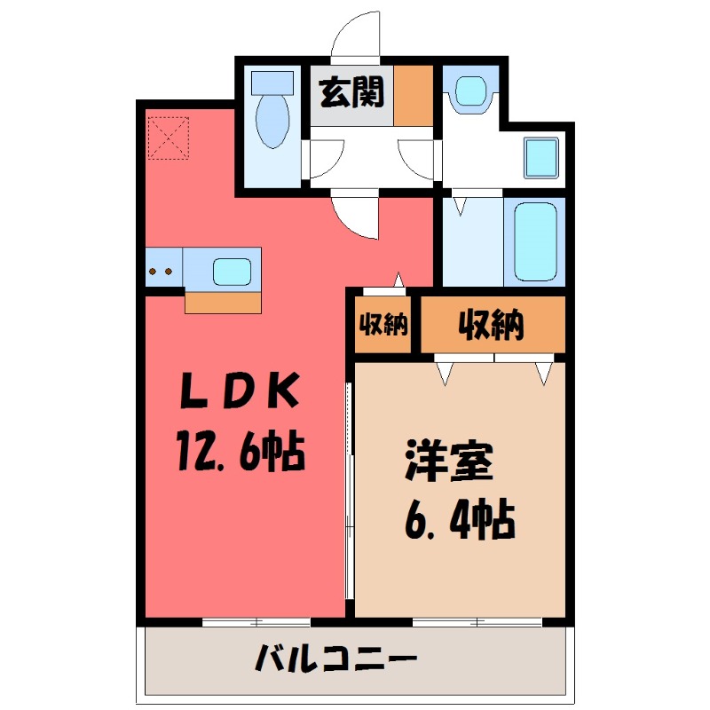 サン・スマ・エステージ Iの間取り