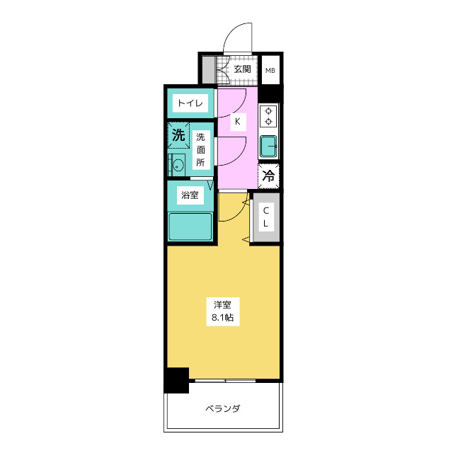 Ｓ－ＲＥＳＩＤＥＮＣＥ堀田Ｎｏｒｔｈ　ＩＩの間取り