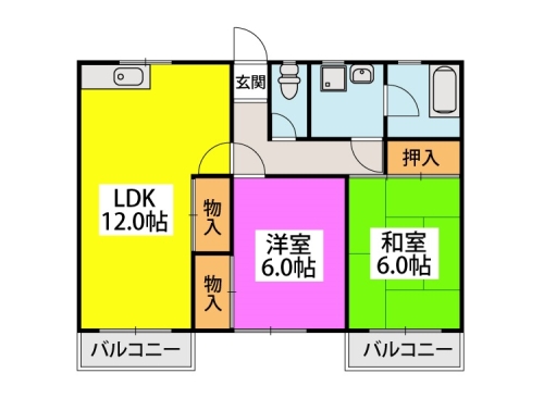 林ビルの間取り