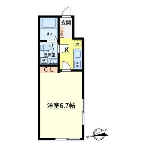 オーロ金町の間取り