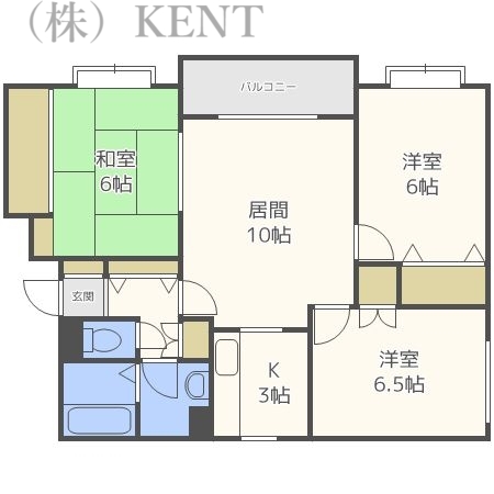 【アルシオーネ西野の間取り】