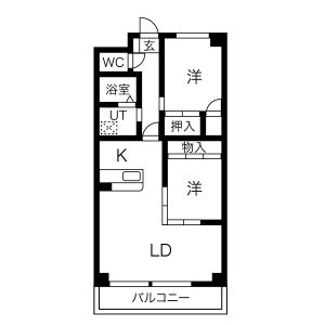 COM’S二ツ坂の間取り