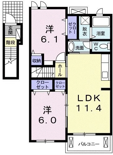 ネオタウンＢの間取り