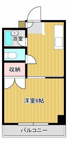 安芸郡府中町鶴江のマンションの間取り