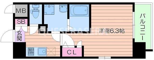 エスリード梅田グランノースの間取り