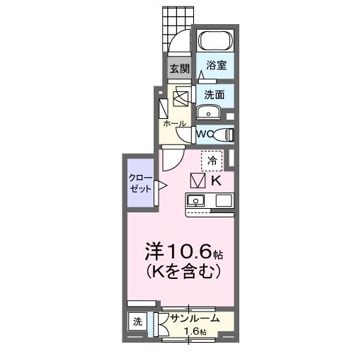 ホーリープレイス唐津　IIの間取り