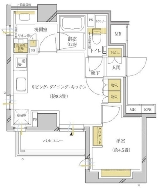 Premium 大岡山の間取り