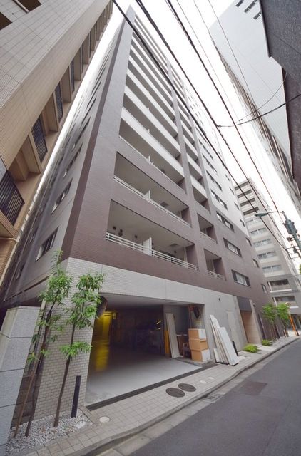 【中央区新川のマンションの建物外観】