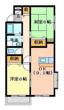 アゼリアIの間取り