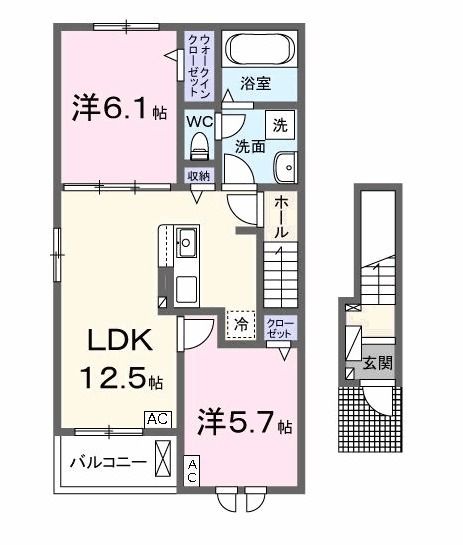 さんこ～ぽ八代IIIの間取り