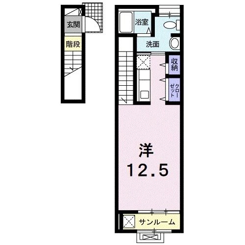 ジュネス　華の間取り