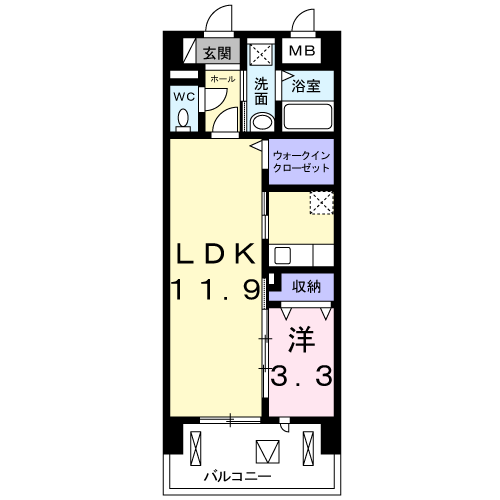 【eZest大塔の間取り】