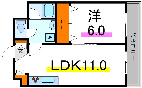 安田ビルの間取り