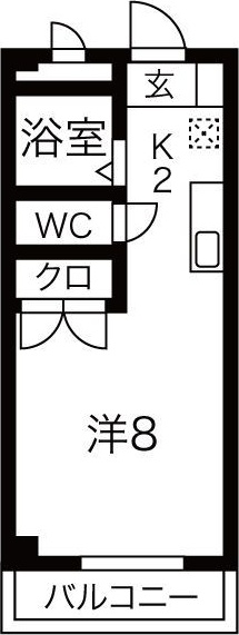 クリーン高蔵寺の間取り