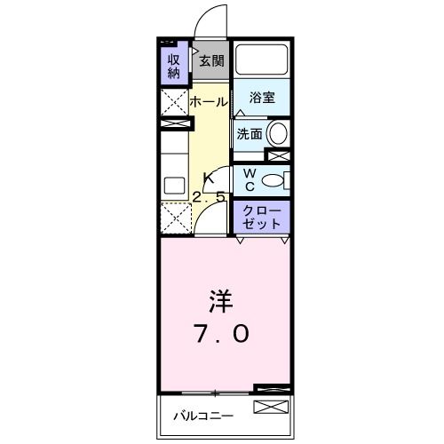 【舞鶴市字円満寺のアパートの間取り】