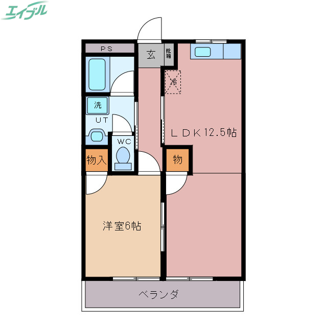 コーポハイアットの間取り