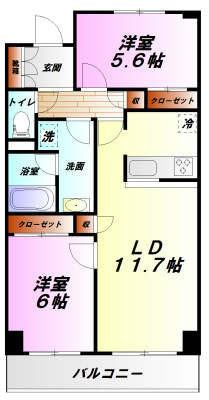 リーカル小田原の間取り