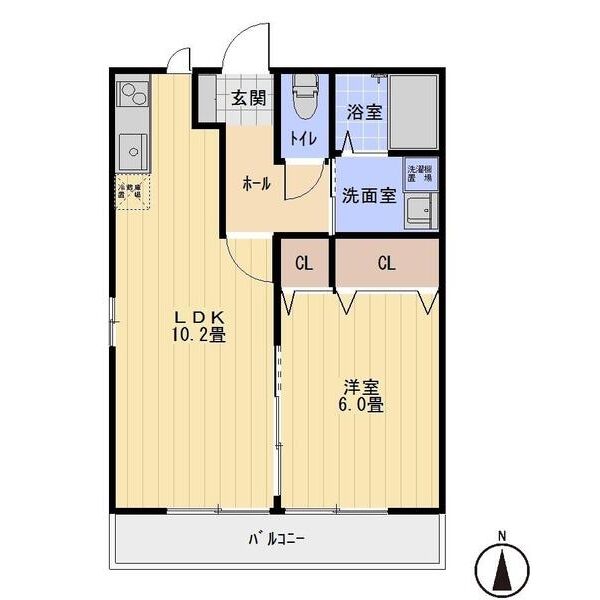 リバーシティAの間取り