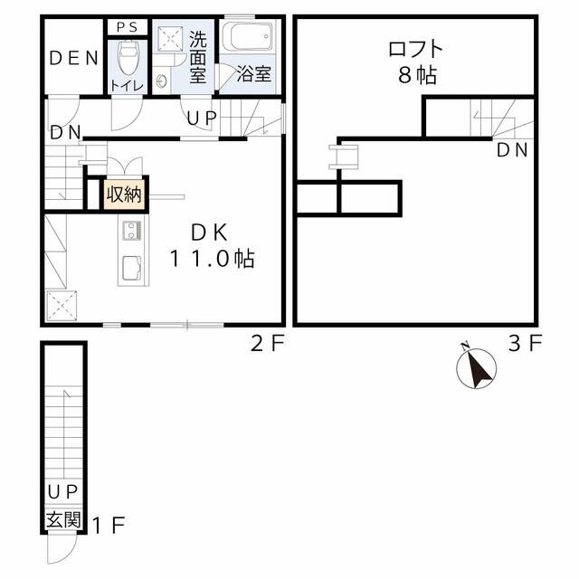 ＬｉｂｒｅI番館の間取り