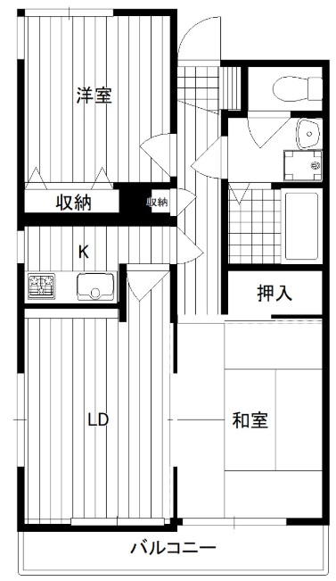 さいたま市北区奈良町のマンションの間取り