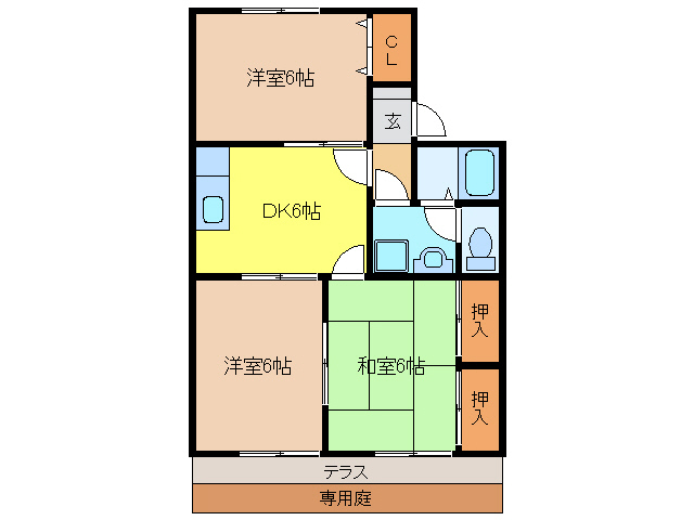 銀杏館の間取り