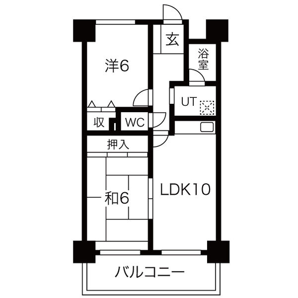 平野西レジデンスの間取り