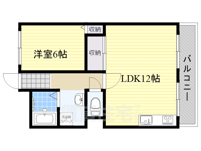 第1マンション寺直の間取り